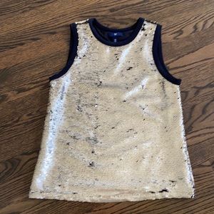 Gold Sequin Top
